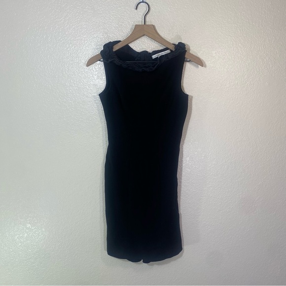 Diane Von Furstenberg Dresses & Skirts - DVF DIANE VON FURSTENBERG PANSY BLACK CLASSIC WOOL DRESS COCKTAIL SIZE 2
